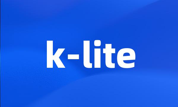 k-lite