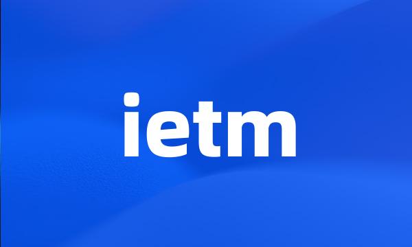 ietm