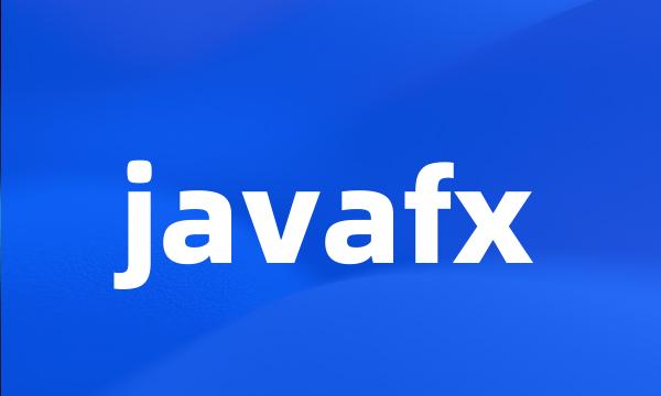 javafx