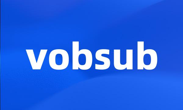 vobsub