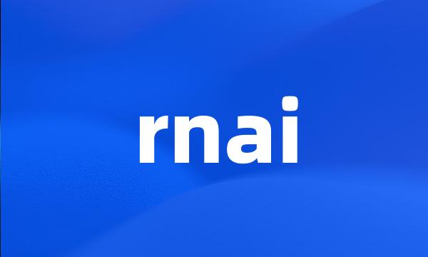 rnai