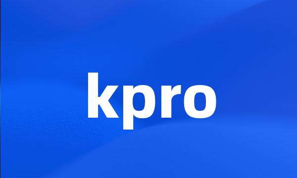 kpro