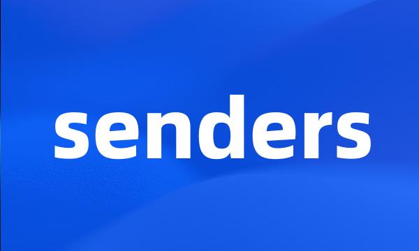 senders