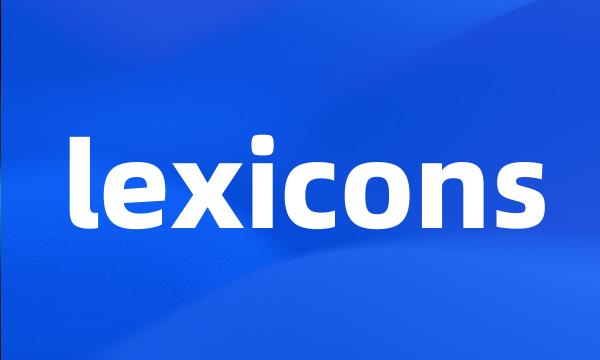 lexicons