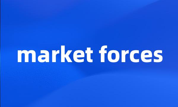 market forces