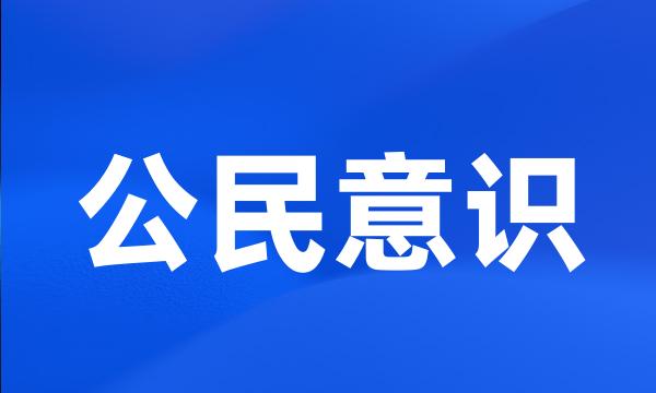 公民意识