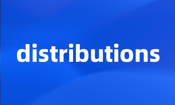 distributions