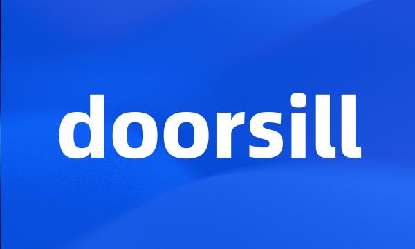 doorsill