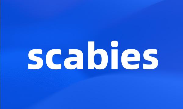 scabies