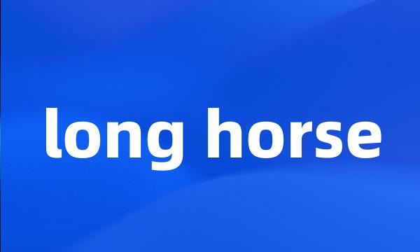 long horse