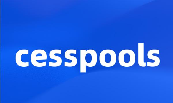 cesspools