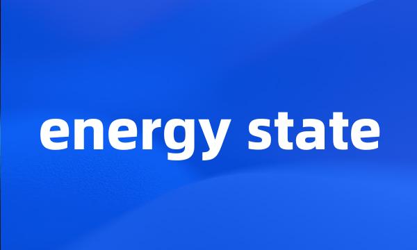 energy state