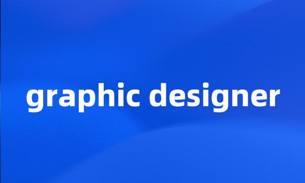 graphic designer