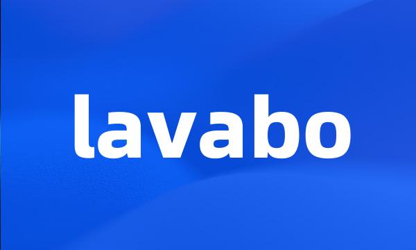 lavabo