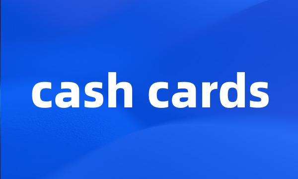 cash cards