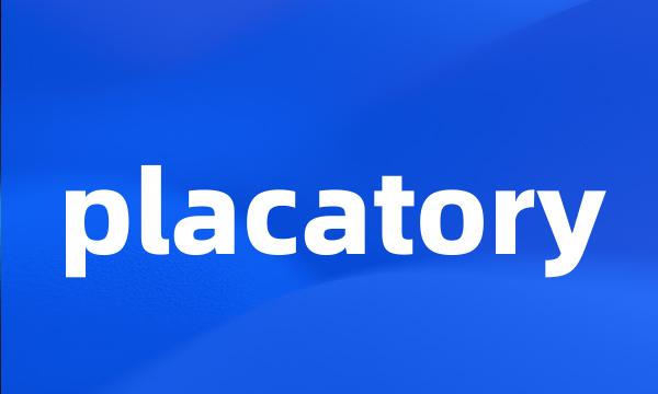 placatory