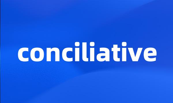 conciliative