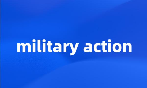 military action