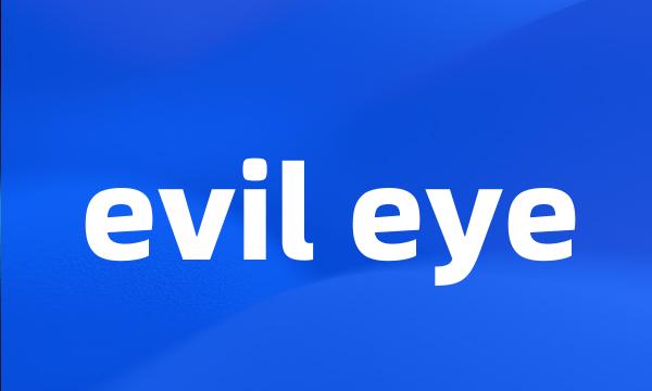 evil eye