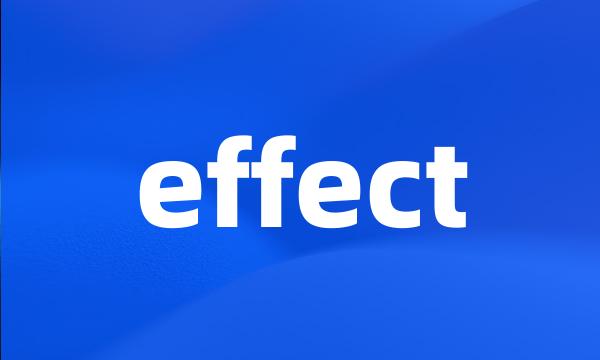 effect