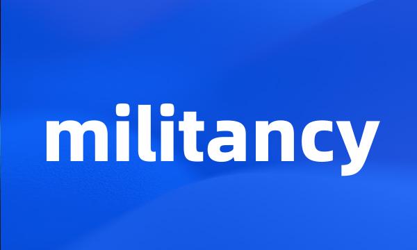 militancy