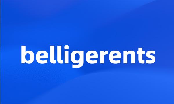 belligerents