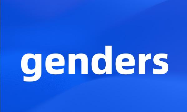 genders