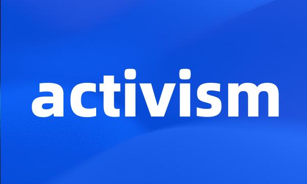 activism