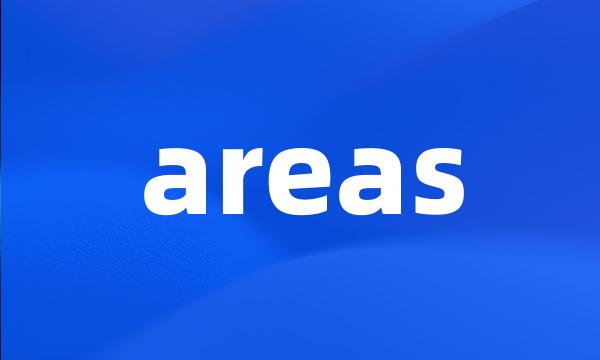 areas