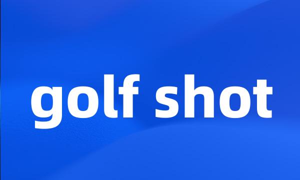 golf shot