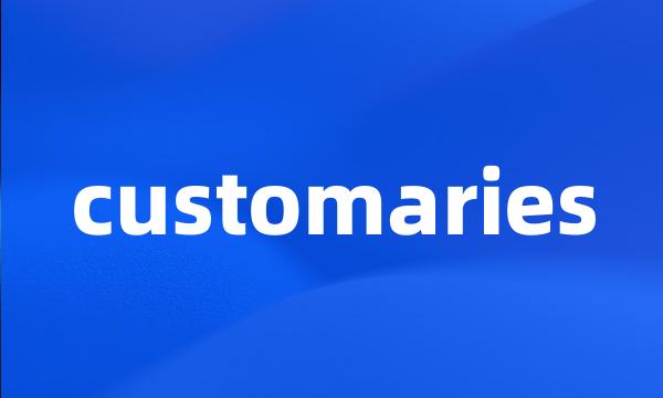 customaries