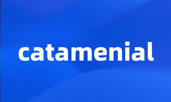 catamenial