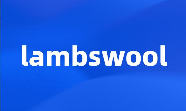 lambswool