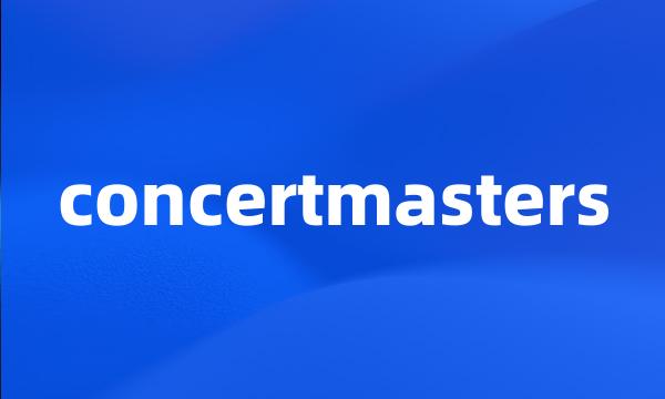 concertmasters