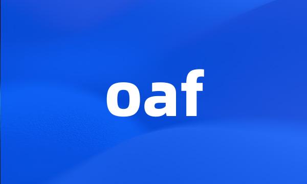 oaf