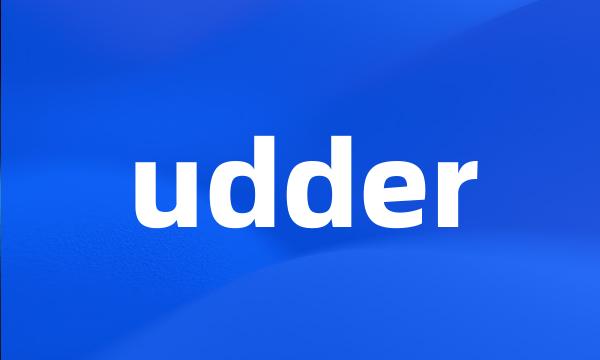 udder