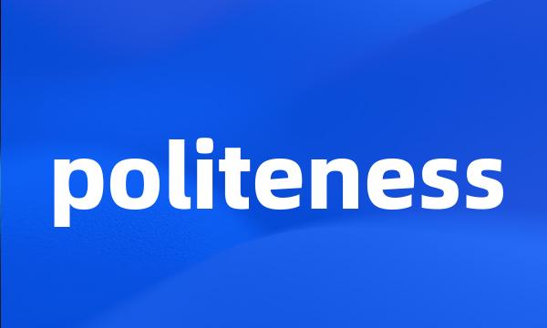 politeness