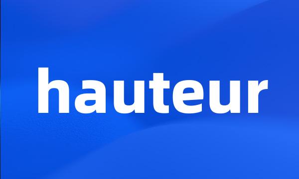 hauteur