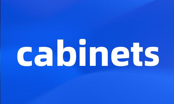 cabinets