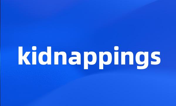 kidnappings