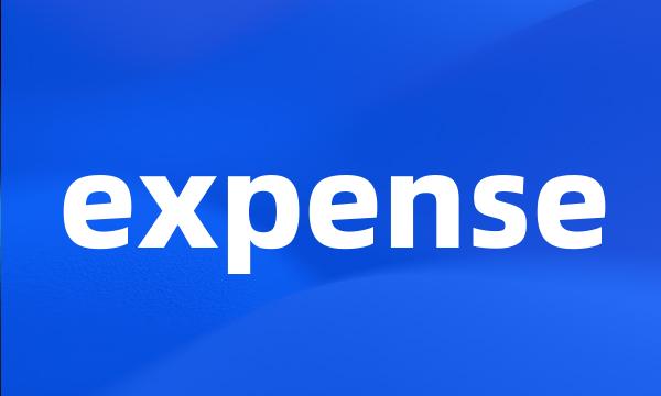 expense