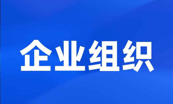 企业组织