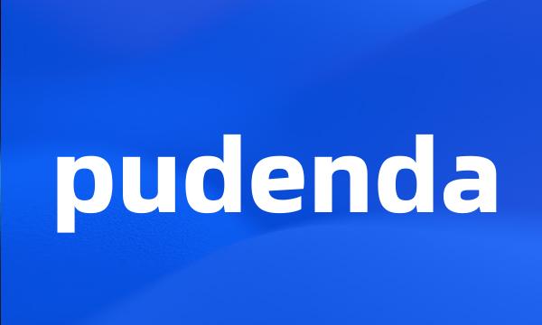 pudenda