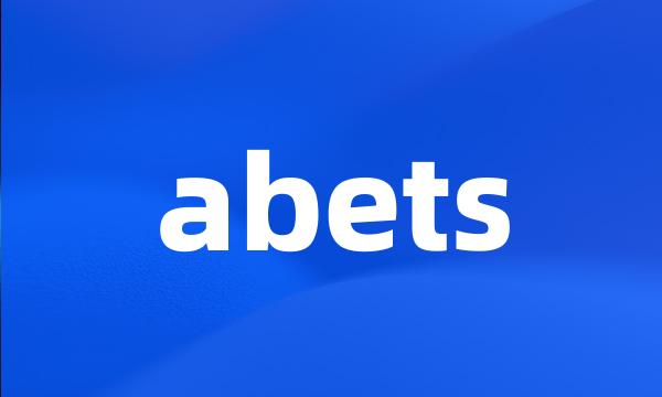 abets