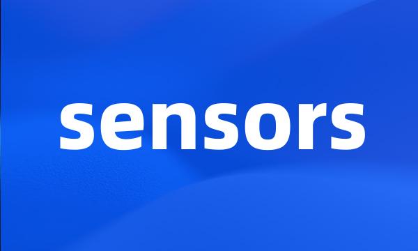 sensors