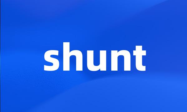 shunt