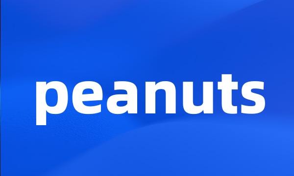 peanuts