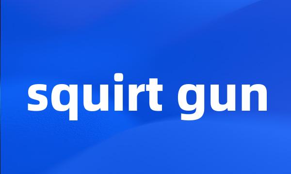 squirt gun