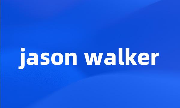 jason walker