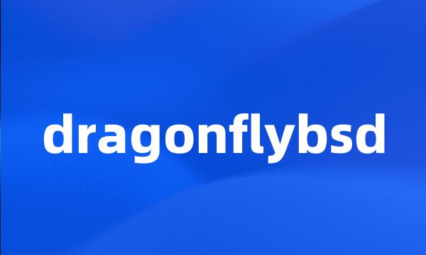 dragonflybsd